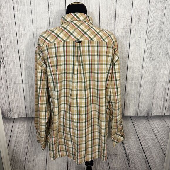 Rocawear Mens 5XB Multicolor Check Long Sleeve Button-Front Shirt Y2K Streetwear - Picture 3 of 5